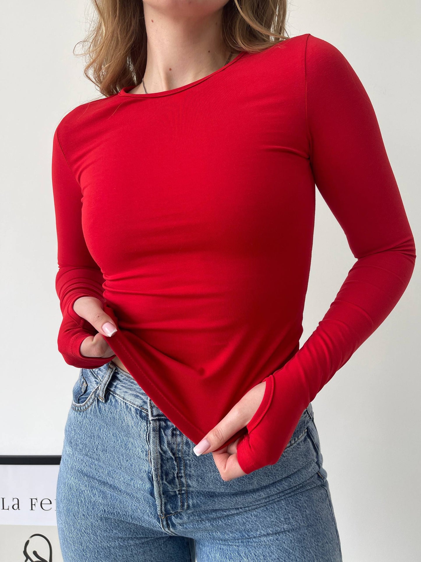 Лонг з розрізом для пальчика