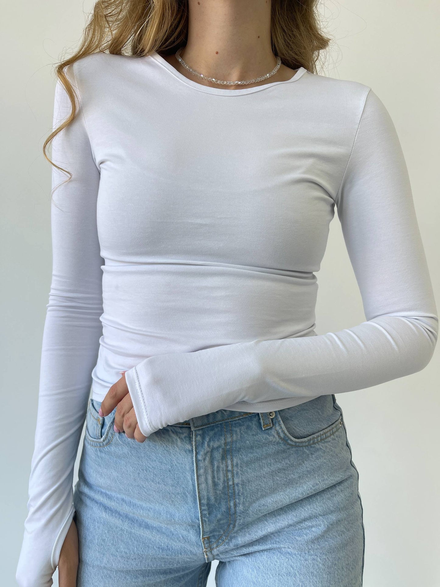 Лонг з розрізом для пальчика