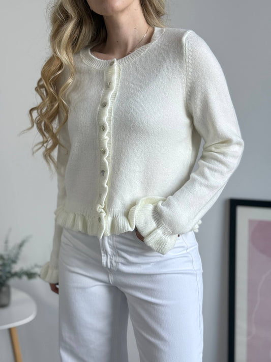 Кардиган з рюшами